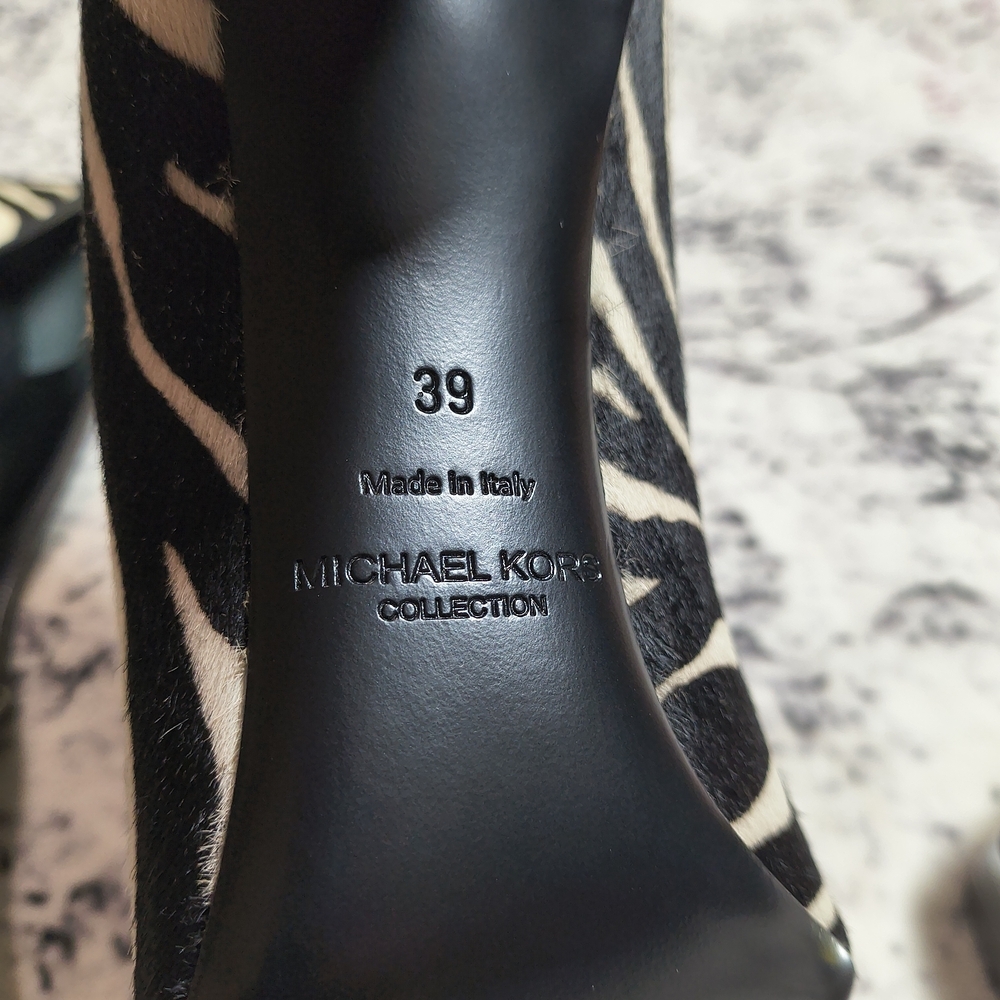 $695 NIB Michael Kors Collection Muse Runway Pumps Women's Size IT 39 US 9 - Picture 5 of 10
